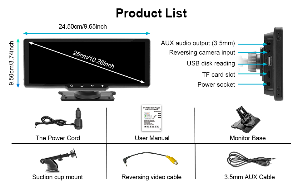 packaging list